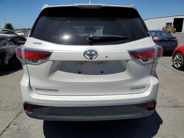 VIN 5TDJKRFH9ES037696 2014 Toyota Highlander, Xle no.6