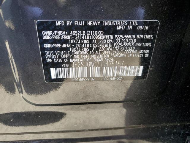 JF2SJGWC7HH475157 Subaru Forester 2.0xt Touring