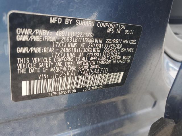 JF2SKAFC5MH544710 Subaru Forester Premium