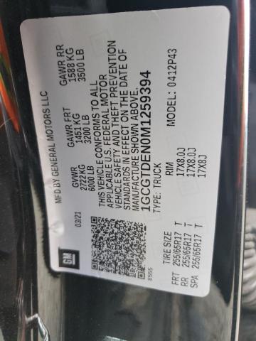 2021 CHEVROLET COLORADO Z - 1GCGTDEN0M1259394