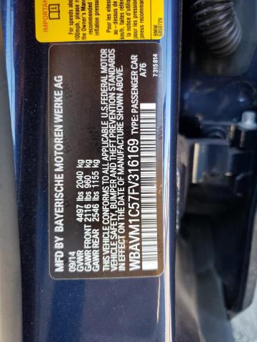 WBAVM1C57FV316169 BMW X1 Sdrive28i