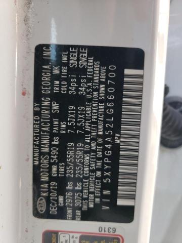5XYPG4A52LG660700 KIA SORENTO S