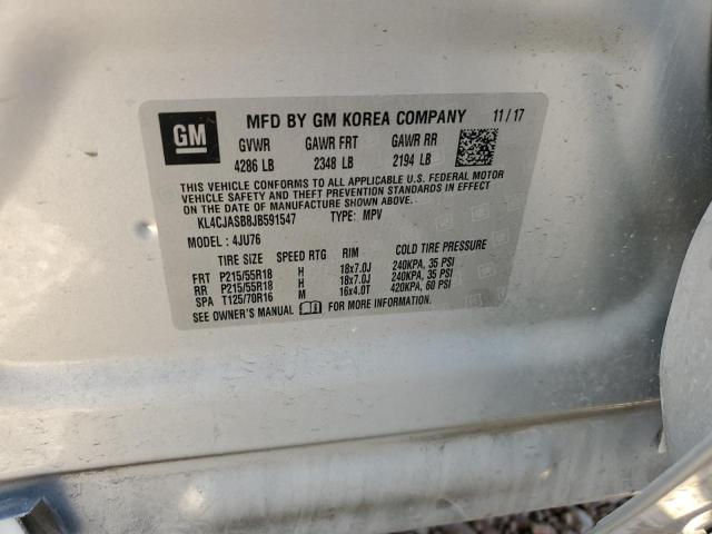 2018 BUICK ENCORE PRE - KL4CJASB8JB591547