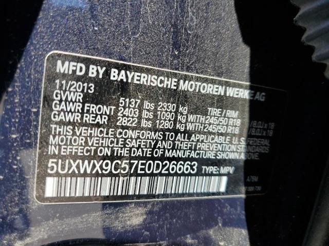 5UXWX9C57E0D26663 2014 BMW X3, photo no. 13