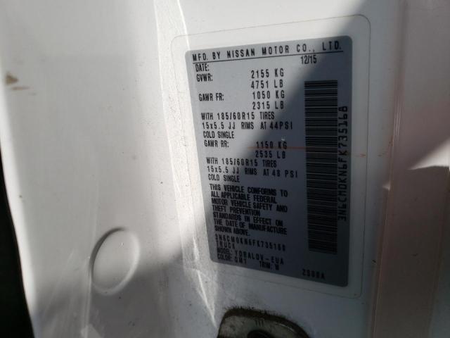 2015 NISSAN NV 200 - 3N6CM0KN6FK735168
