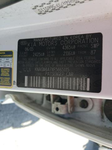 KNAGM4A7XF5665115 KIA Optima Lx