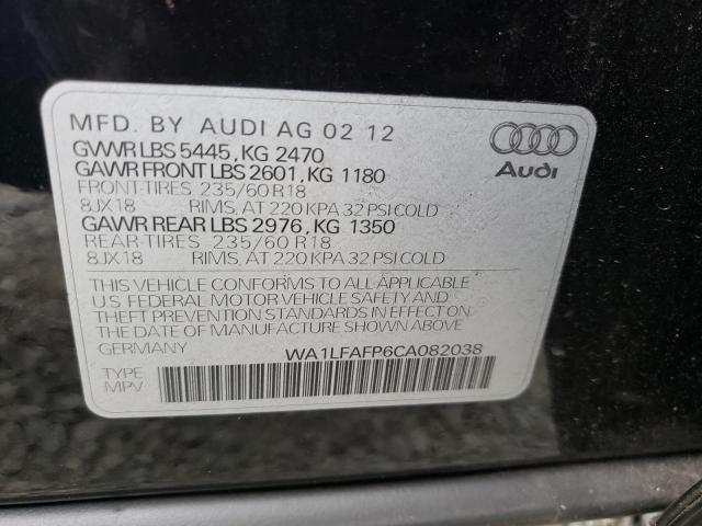 WA1LFAFP6CA082038 2012 AUDI Q5, photo no. 13