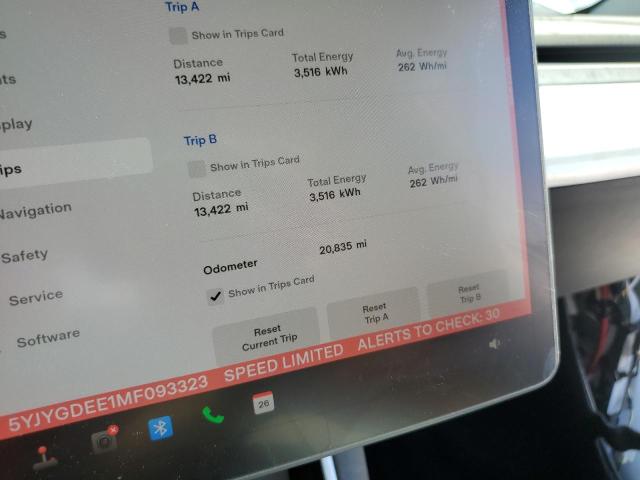 5YJYGDEE1MF093323 Tesla Model Y