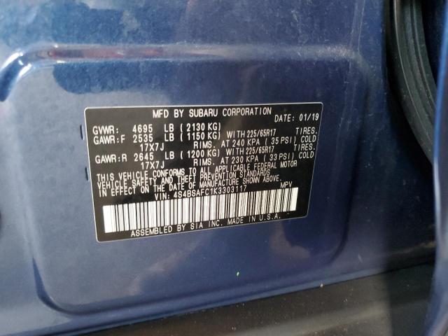 4S4BSAFC1K3303117 Subaru Outback 2.5i Premium