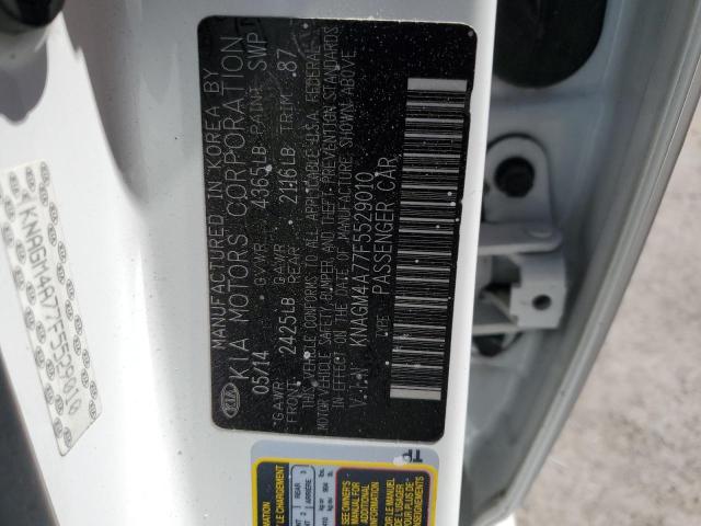 KNAGM4A77F5529010 KIA Optima Lx