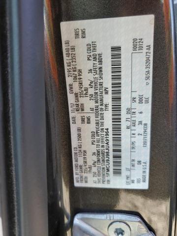 1FMCU9J98JUA91964 Ford Escape Titanium