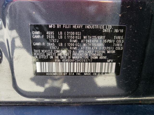 4S4BSAFC5H3293717 Subaru Outback 2.5i Premium