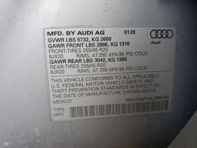 WA1C4AFY2L2056769 2020 AUDI SQ5, photo no. 13