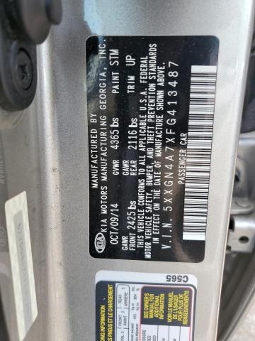 5XXGN4A7XFG413487 KIA OPTIMA EX