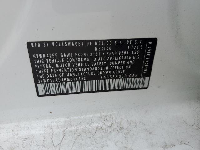 2016 VOLKSWAGEN GOLF SPORT - 3VWC17AU4GM514992