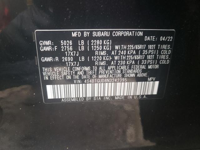 4S4BTGUD8N3242395 Subaru Outback Wilderness