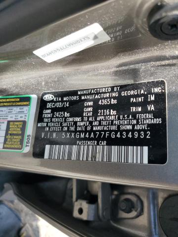 5XXGM4A77FG434932 KIA Optima Lx