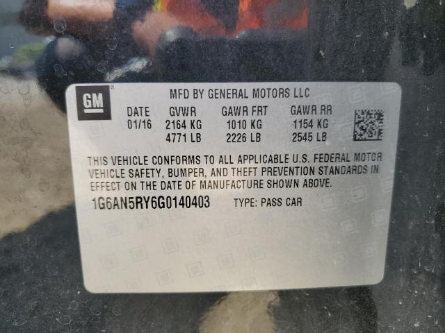 2016 CADILLAC ATS-V - 1G6AN5RY6G0140403