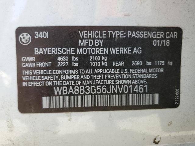 WBA8B3G56JNV01461 BMW 340 I