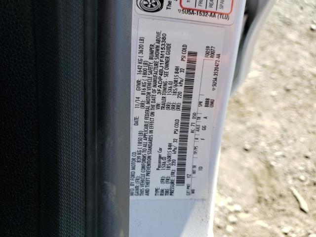 3FADP4BJ1FM153380 Ford FIESTA SE