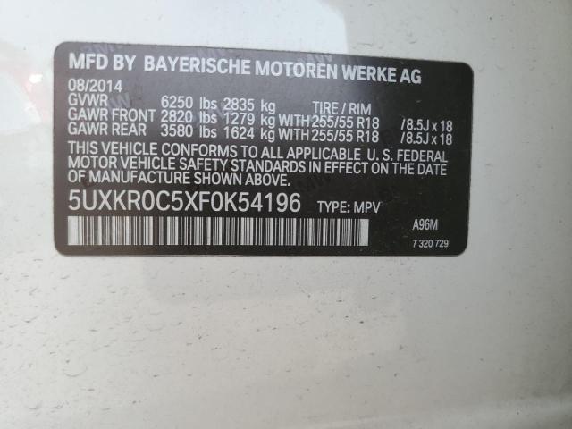 5UXKR0C5XF0K54196 2015 BMW X5 - Image 13