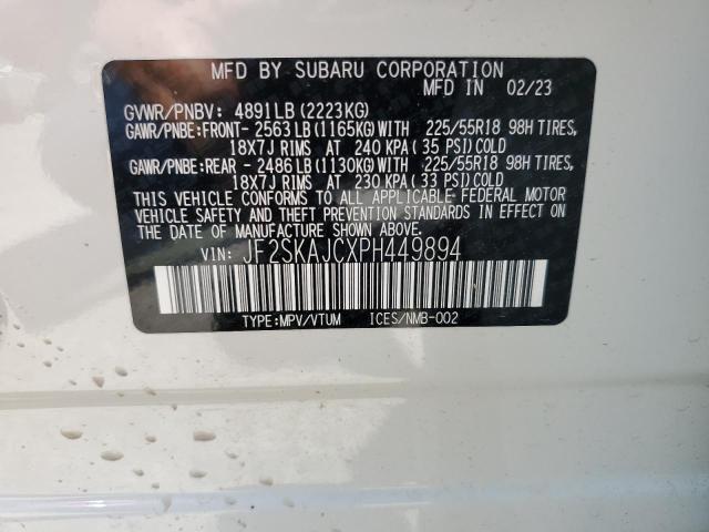 2023 SUBARU FORESTER S - JF2SKAJCXPH449894