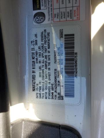 JN1AZ4EH8GM937538 Nissan 370Z BASE