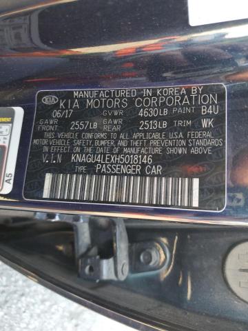 KNAGU4LEXH5018146 KIA OPTIMA HYBRID