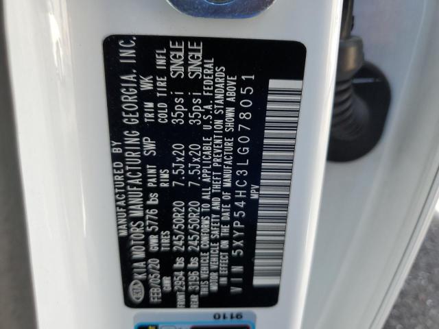 5XYP54HC3LG078051 KIA Telluride Sx