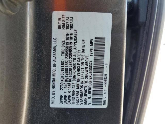 5FNRL6H9XLB008374 Honda Odyssey EL 13