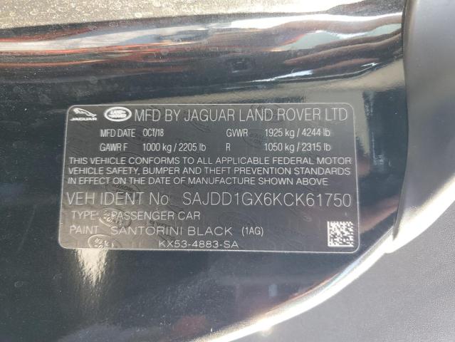 SAJDD1GX6KCK61750 Jaguar F-Type