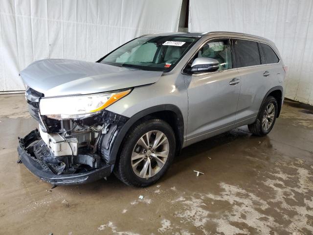 VIN 5TDJKRFH2ES034333 2014 Toyota Highlander, Xle no.1