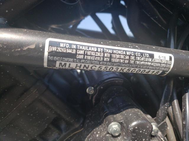 2019 HONDA CBF300 N - MLHNC5503K5000418