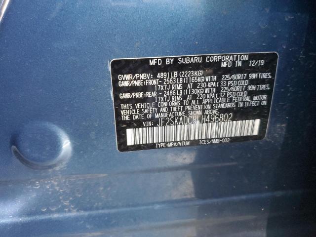JF2SKADC8LH496802 Subaru Forester