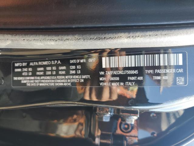 2018 ALFA ROMEO GIULIA Q4 - ZARFAEDN2J7569845
