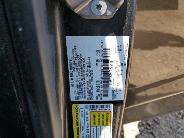3FA6P0G79FR226416 Ford FUSION S