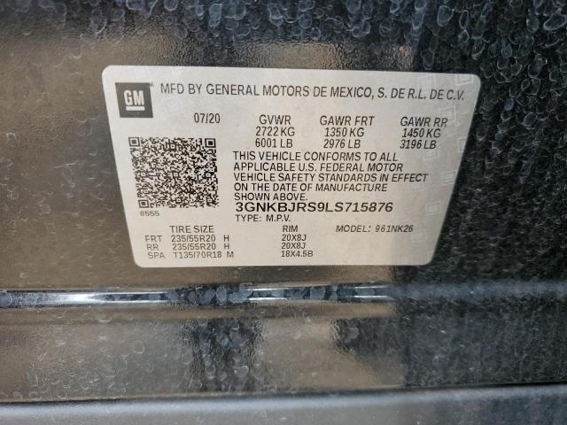 2020 CHEVROLET BLAZER 3LT - 3GNKBJRS9LS715876