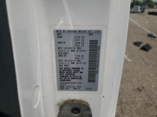 3N6CM0KN2EK697100 Nissan NV200 2.5S