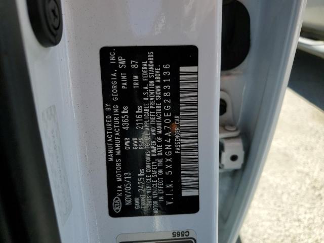 5XXGN4A70EG283136 KIA OPTIMA EX