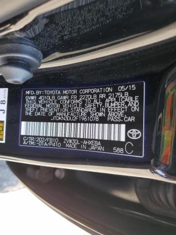 JTDKN3DU2F1961078 Toyota PRIUS