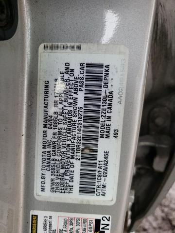 2T1BR32E14C318276 2004 Toyota Corolla Ce