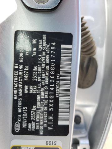 5XXGT4L36GG017784 KIA Optima Lx