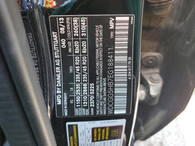 WDCGG5HB7EG188411 Mercedes-Benz GLK 350