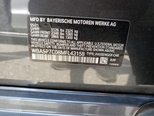 WBA5P7C08MFL43158 BMW 330e