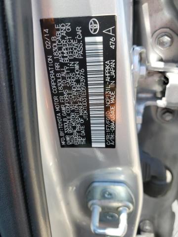 JTDKTUD31ED593976 Toyota Yaris