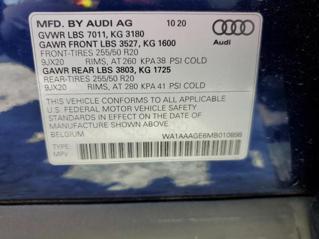 2021 AUDI E-TRON PRE - WA1AAAGE6MB010898