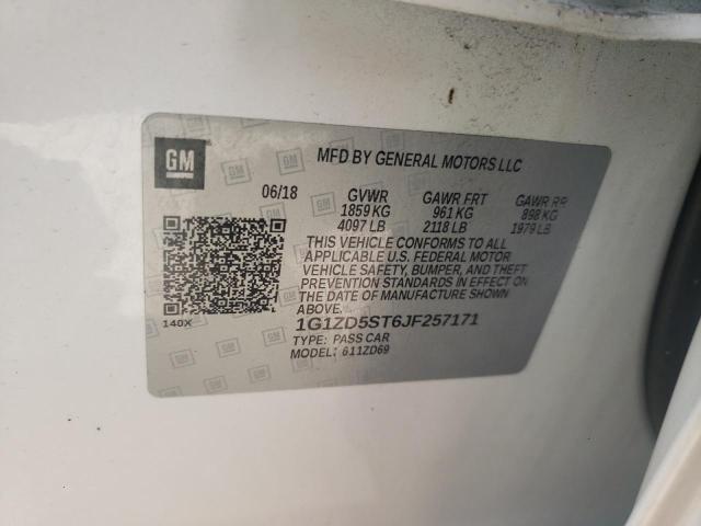 2018 CHEVROLET MALIBU LT1 - 1G1ZD5ST6JF257171