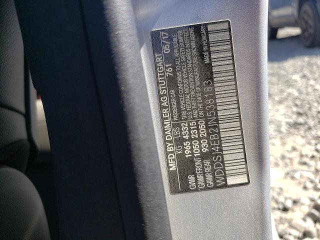 WDDSJ4EB2JN538183 Mercedes-Benz CLA 250
