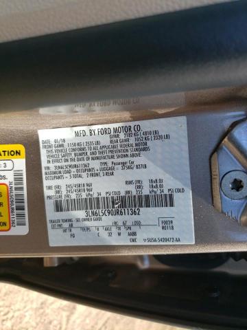 3LN6L5C90JR611362 Lincoln MKZ SELECT