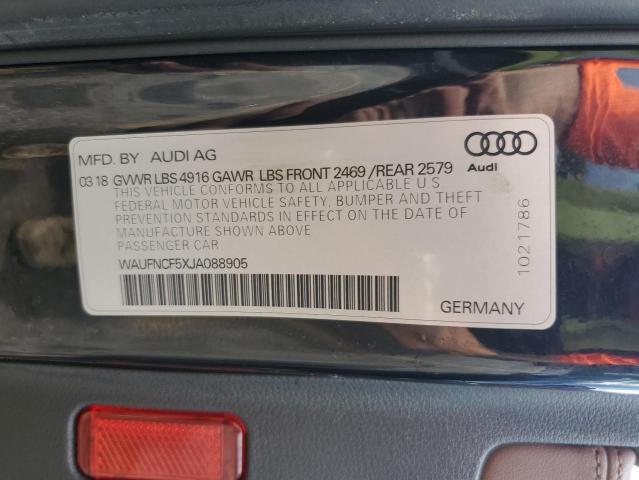 WAUFNCF5XJA088905 2018 AUDI A5, photo no. 12